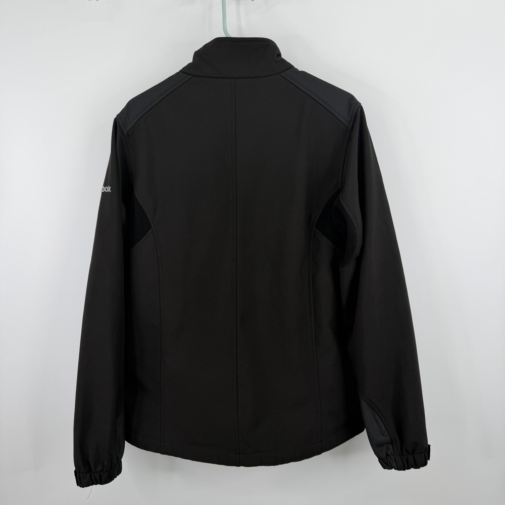 Reebok Quicktrip Softshell Jacket Mens Medium Bla… - image 6